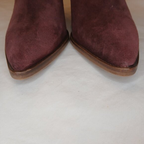 Nordstrom Rack- Vince Camuto Catheryna Leather Pointed Toe Ankle Bootie sz 7 - Picture 9 of 11